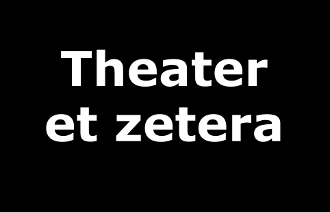 Theater  et zetera
